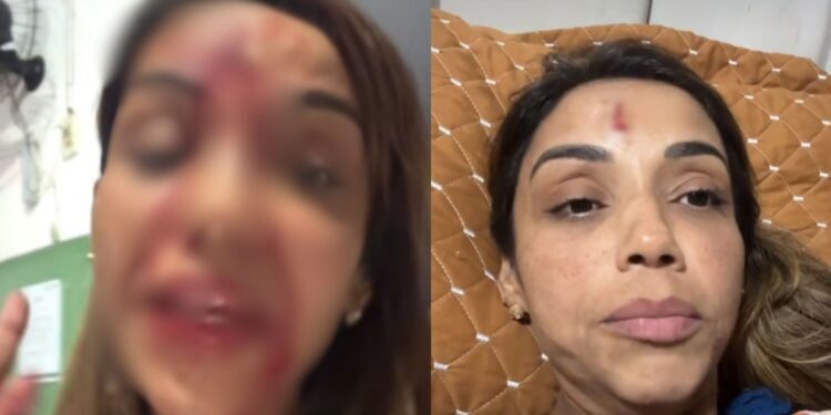 Ex-companheiro da cantora Walkiria Estarley é preso após denúncia de agressão