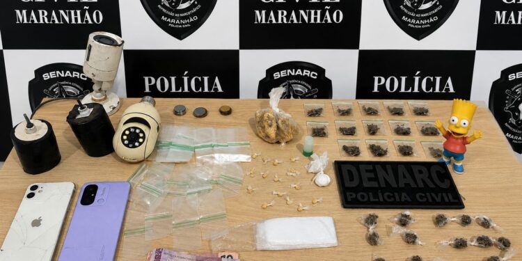 Quatro pessoas são presas e adolescente é apreendido em operações contra tráfico de drogas em Timon