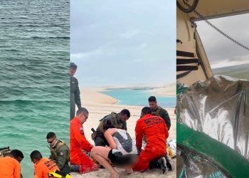 VÍDEO: Turista de São Paulo é resgatado após sofrer trauma grave nos Lençóis Maranhenses
