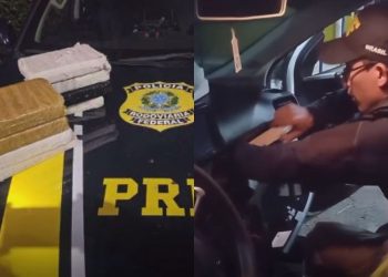 PRF apreende 13 kg de cocaína escondidos em carro durante abordagem em Imperatriz no MA