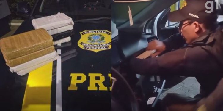 PRF apreende 13 kg de cocaína escondidos em carro durante abordagem em Imperatriz no MA
